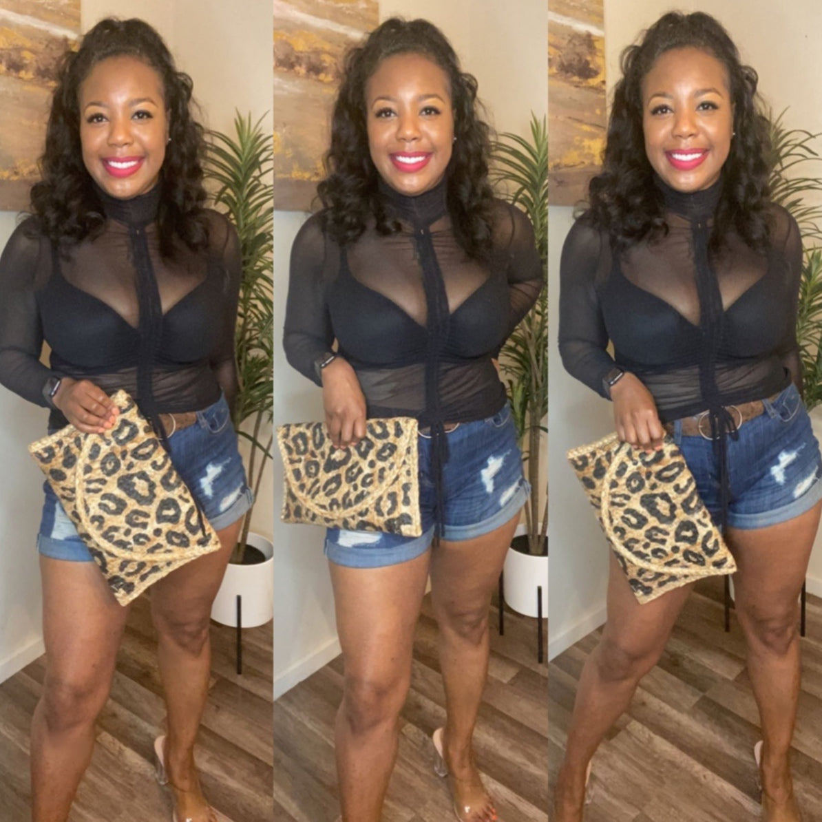 YOUR FAVORITE CLUTCH-LEOPARD