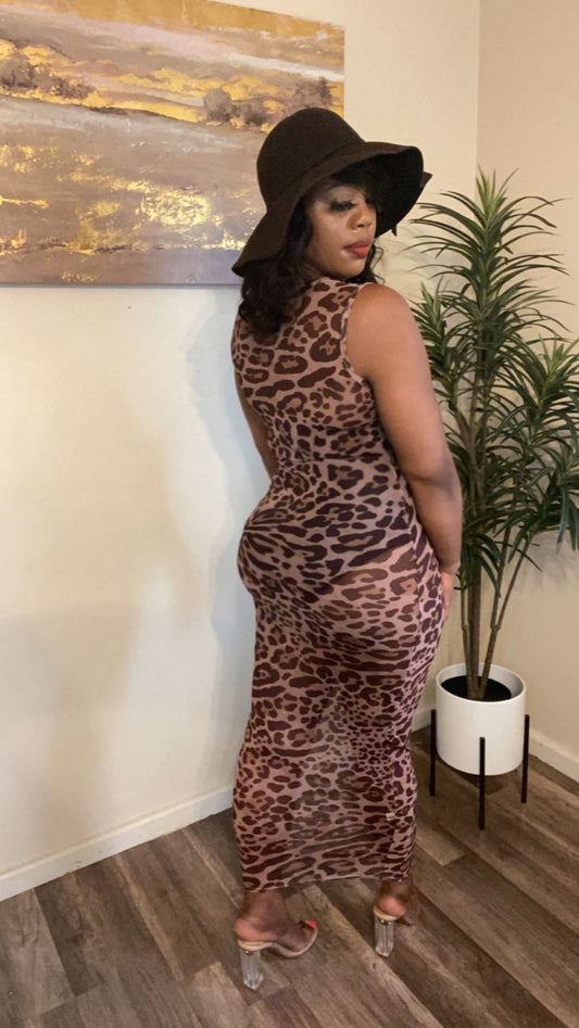 Leopard Print Cover Up