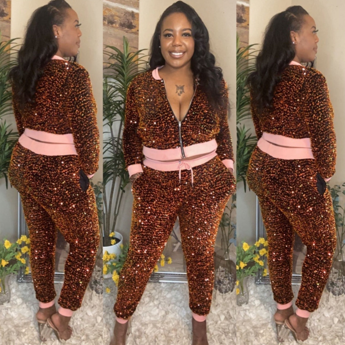 Good Vibes - Sequin Set