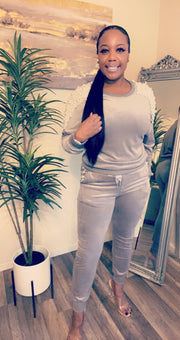Good Greyish - Pearl Two Piece Set
